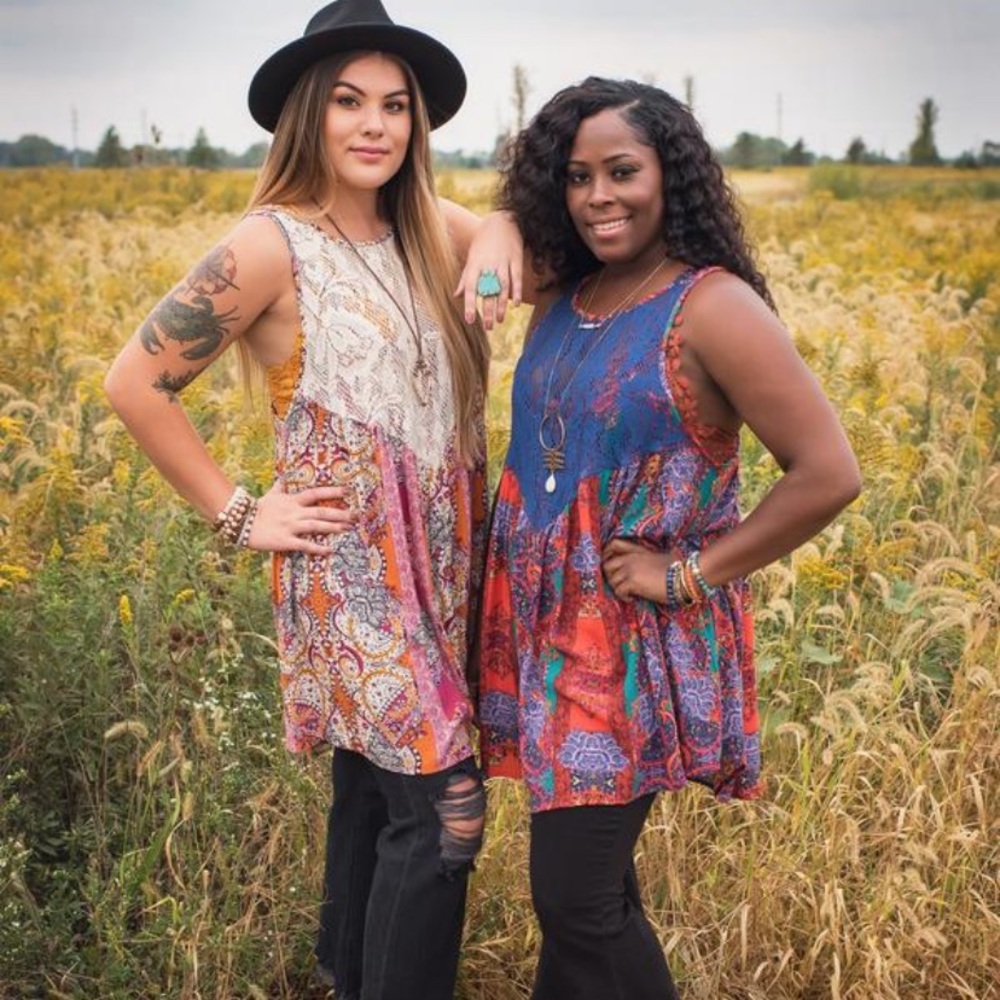 FREE PEOPLE Count Ma In Trapeze Tunic Top - Picture 2 of 9